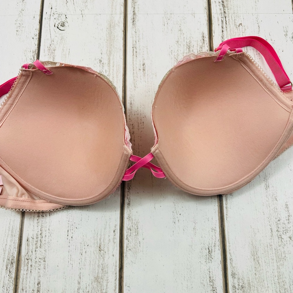 36DD Victoria’s Secret Dream Angels Sweet Melody Embroidery Push Up Bra - Picture 8 of 9